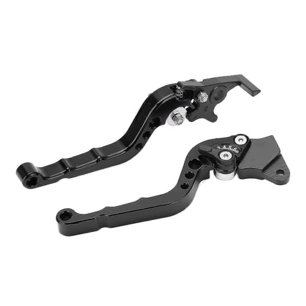 2 stk. sorte justerbare bremsegreb i aluminiumslegering til motorcykel