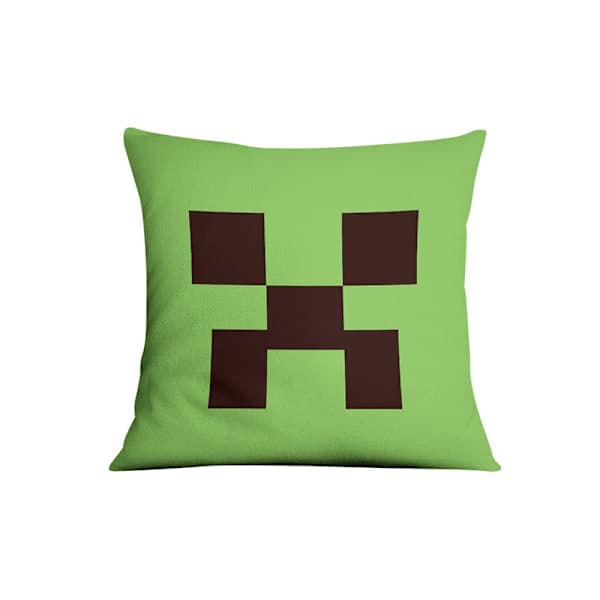 Minecraft Dekorativt Pudebetræk 45cmX45cm
