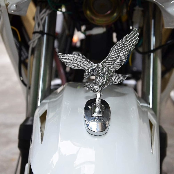 Engel 3d-emblem Eagle Automatisk deksel foran på bilemblem Bilpanserhette Ornament dekorasjon Stylingtilbehør