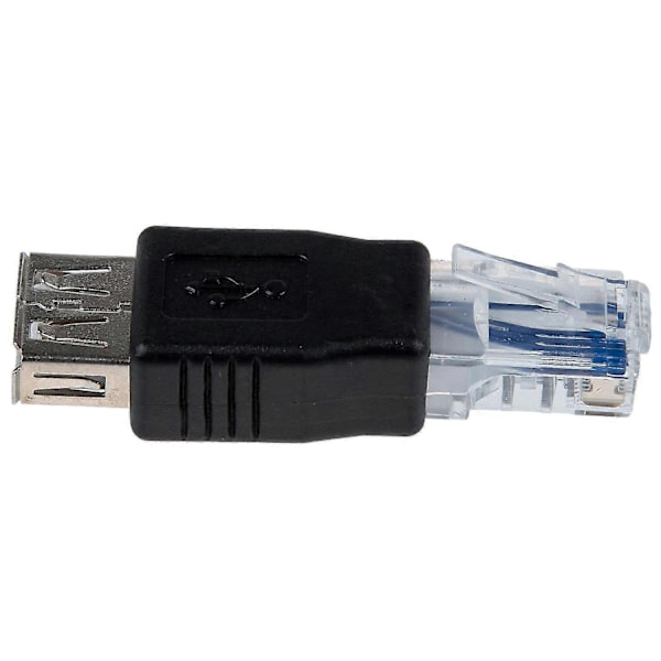 Naaras USB A - Uros Ethernet RJ45 -liitinsovitin Uusi