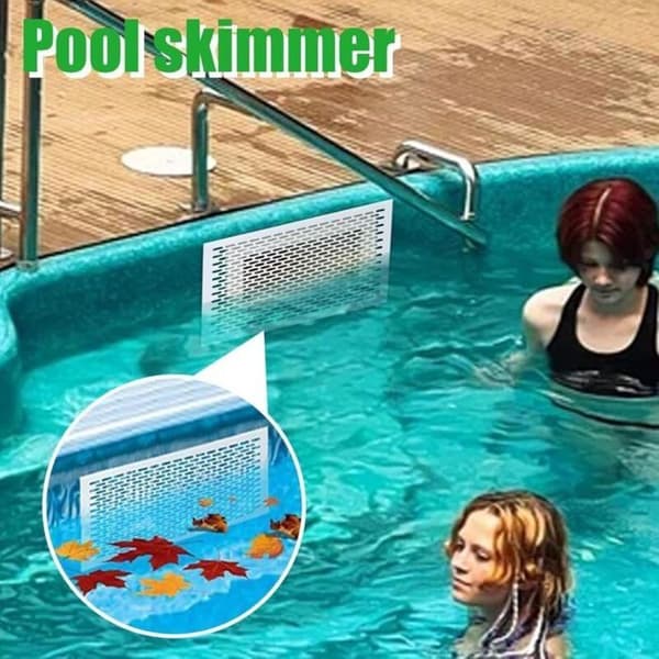 Skräpskydd för poolskimmer – rostskydd – utomhuspool