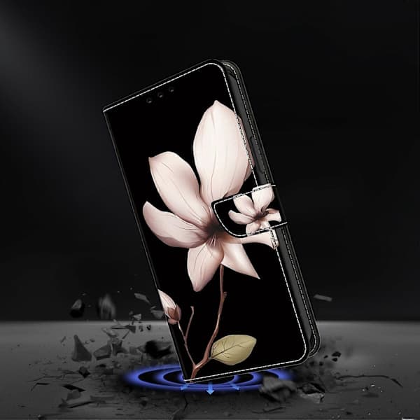 För iPhone 15 Pro Fodral 3D Mönstertryck Läderplånboksfodral