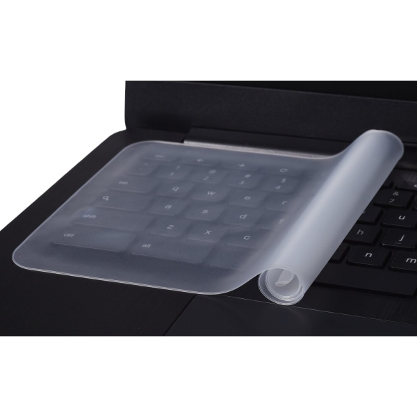 Universal silikone tastatur cover til 13" 13,3" 14" bærbar notebook, anti-støv vandtæt klar tastaturbeskytter hud