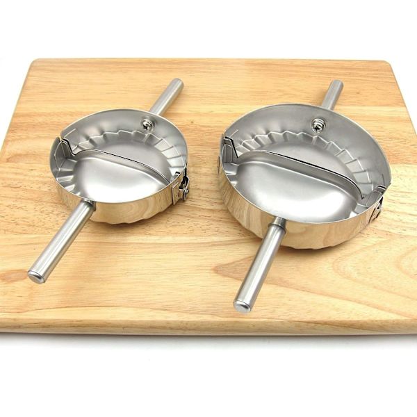 Bästa redskapen i rostfritt stål Ravioli-form Dumpling Maker Wrapper Bakverk Deg Skärare Kökstillbehör, 12 cm