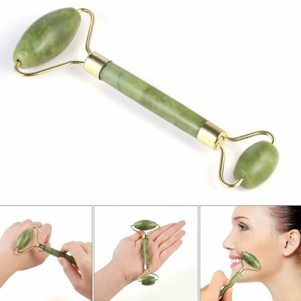Jade Roller Massager slankende massasjeverktøy Gua Sha Board