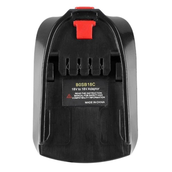 Adapteromvandlare BOSB18C Använd kompatibelt Bosch 18V Li-Ion-batteri BAT618