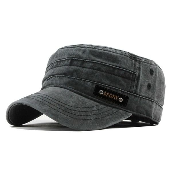 Herrkamouflage Arméhatt Camo Militär Kadett Strid Fiske Black