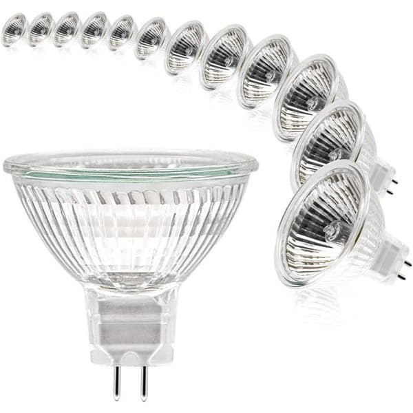 MR16 halogenlampor (12-pack), 12V, 50W, dimbara, för taklampor