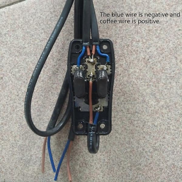 Lampe dobbel kontrollbryter CE gulvlampe bordlampe trykknappbrytere toveis