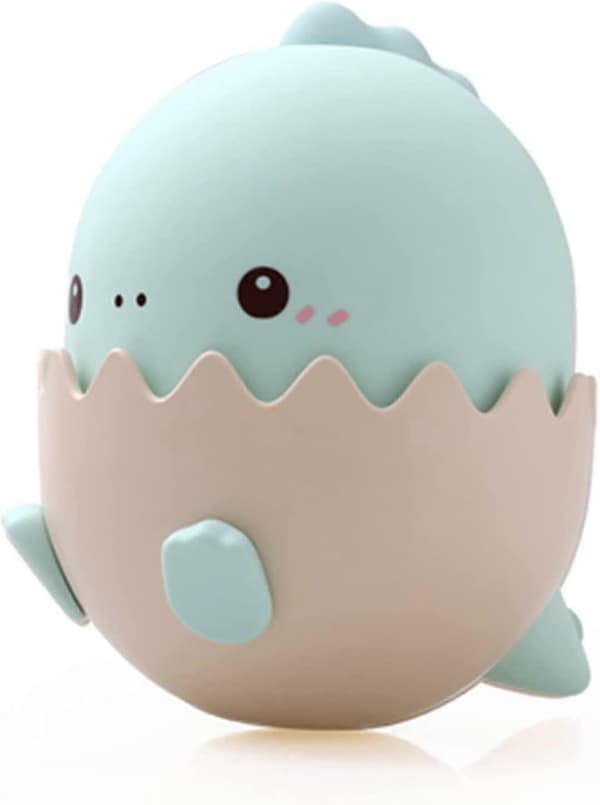 Baby nattlys USB oppladbart LED silikon dinosaur egg nattlys 3 justerbare intensiteter for