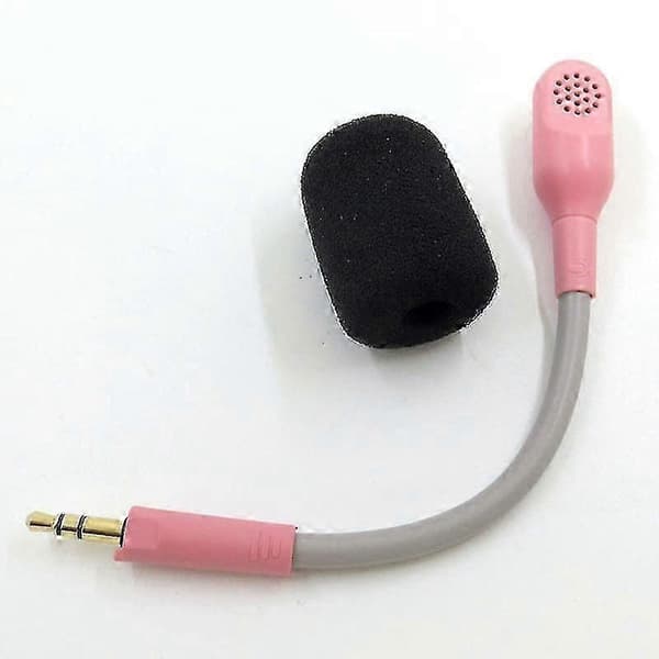 Avtagbara mikrofoner för Razer Barracuda X trådlösa headset med skumskydd Pink
