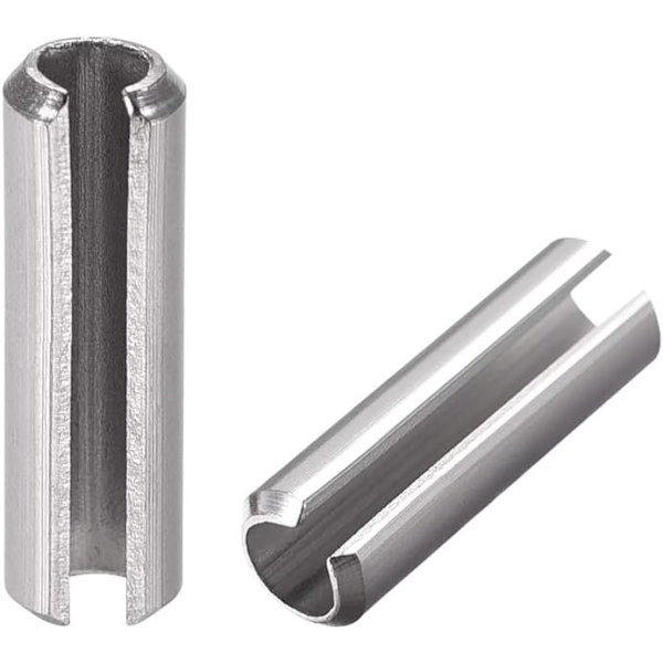 Fjedersplint med spalte - M5 x 14mm 304 rustfrit stål Split fjederspole Dowel Pins Plain Finish 50stk