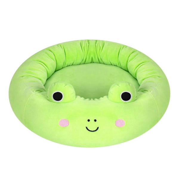 40 cm söpö sammakkoananaskatti-koiran ja kissan lemmikkivuode, erittäin pehmeä Squishmallows-pehmolemmikkivuode Frog