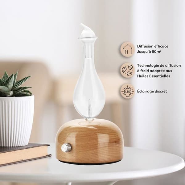 Kjølig tåke eterisk oljediffuser, kjølig tåke forstøver, egnet for aromaterapi