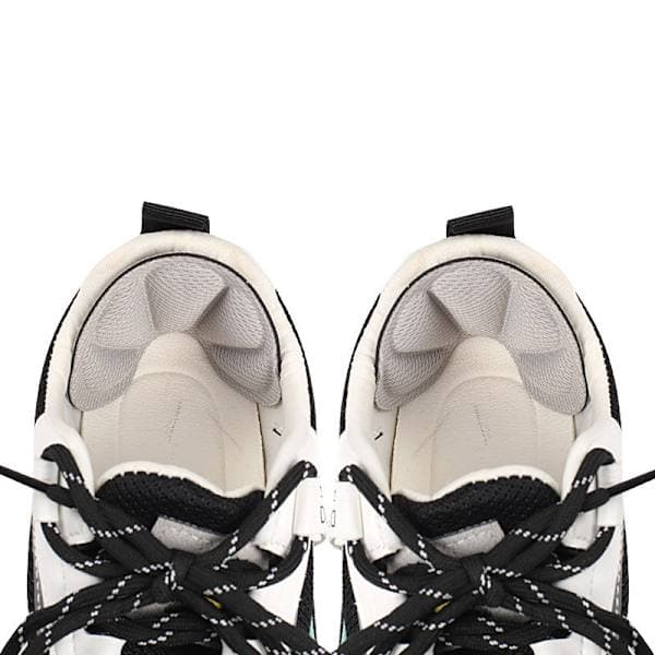 Selvklebende myke hælputer 1 par Grå Gr\u00e5