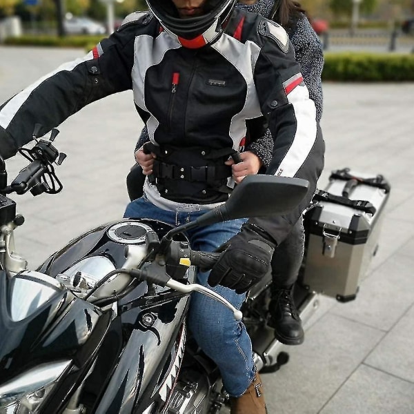 Säkerhetsbälte för motorcykel och skoter, justerbart handtag för barn, passagerare
