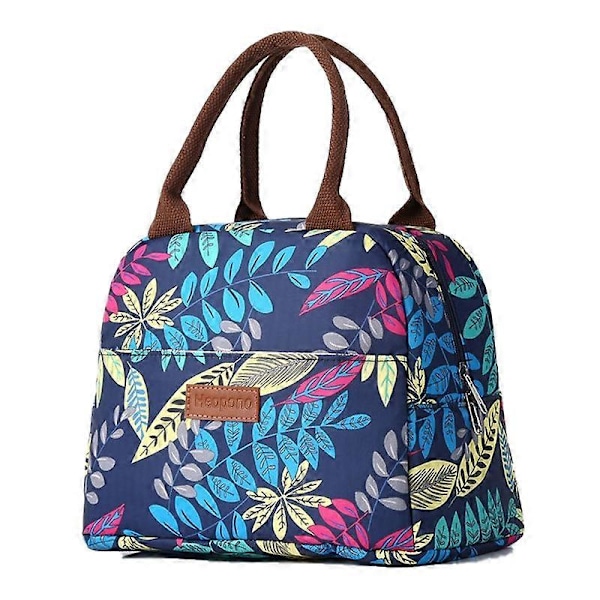 HEOPONO Stilfull Isolerad Lunchväska Oxfordtyg Bento Box Kylväska Multicolor Style J