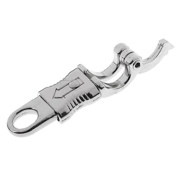 4 x Premium Kvalitet 100 mm Zinklegering Heste Panikkrog/Hurtigudløserclips