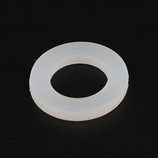 Vit 1 tum 3mm Silikon O-ring Platt Packningstätning