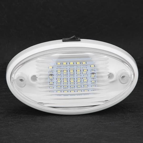12V LED Loftlampe - Høj Lysstyrke - 400lm - 24 LED'er - ABS - Indendørs