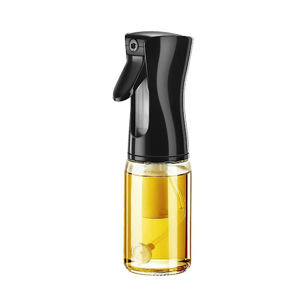 Sprayer för matlagning, 200 ml olivspray, tillbehör, för salladsberedning/bakning/stekning, svart