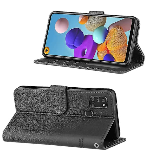 Matkapuhelinkotelo Samsung Galaxy A21s Musta