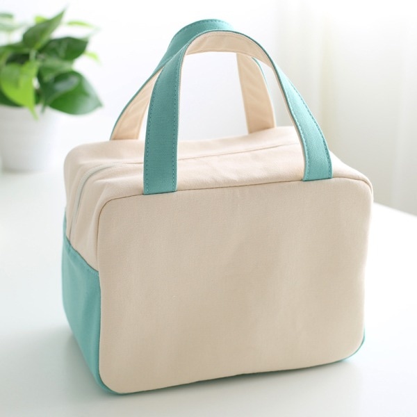 Stilig Bento Lunsj Tote Bag - Isolerte Svart