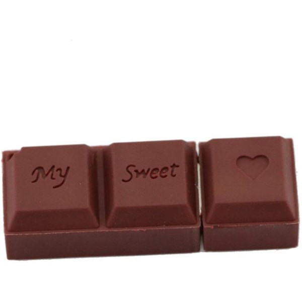 16 GB chokladmodell USB 2.0 Flash-minne Bulk Thumb U-diskminnen Data Storage USB Flash-enhet USB-minne Minnespinne USB-enhet Flash-disk