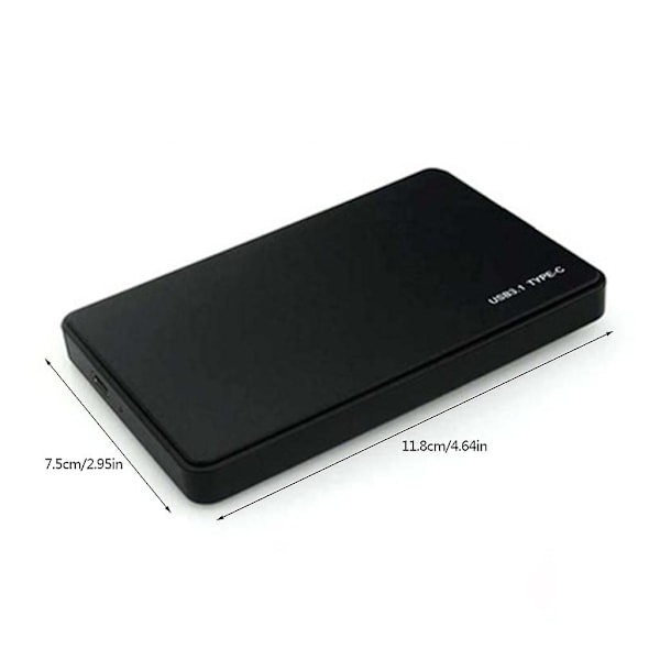 1TB/2TB Hårddisklagring 2,5 tum Extern Hårddiskfodral USB3.0 HDD Hårddisk
