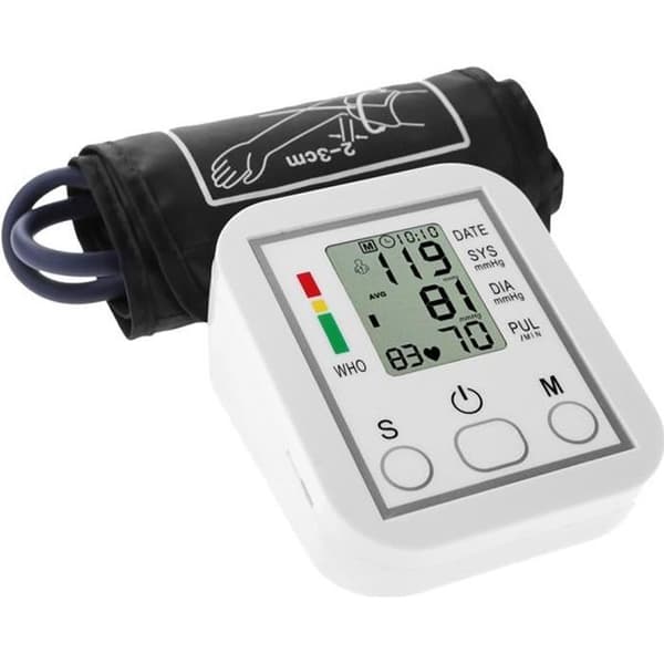 1 stk. liten arm-blodtrykksmåler elektronisk manometer for hjemmebruk