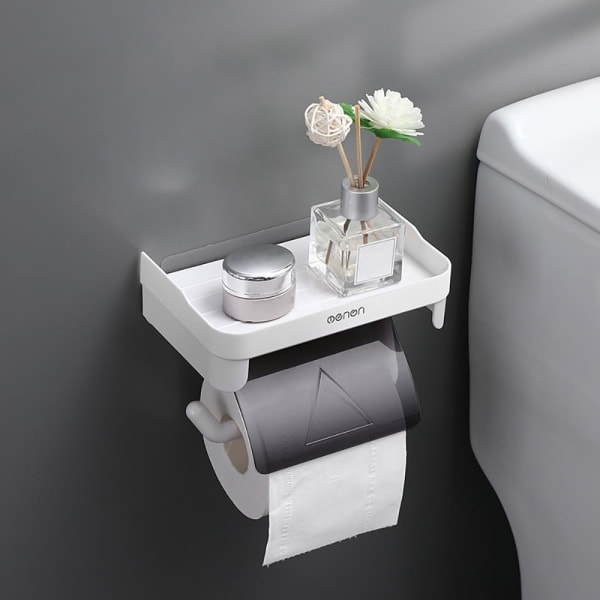 WC-paperitelineen säilytysteline Grey