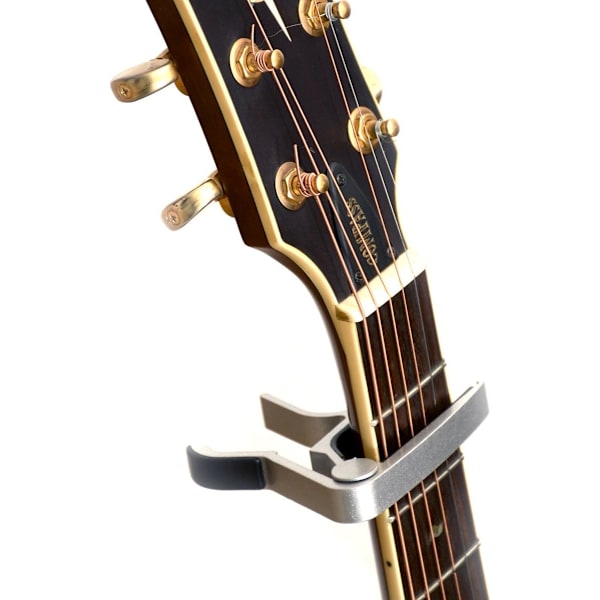 Capo ST Red. Hurtigudløsende Trigger Action Guitar Capo til alle elektriske og akustiske guitarer, klassiske guitarer, ukulele, banjo, mandolin osv.