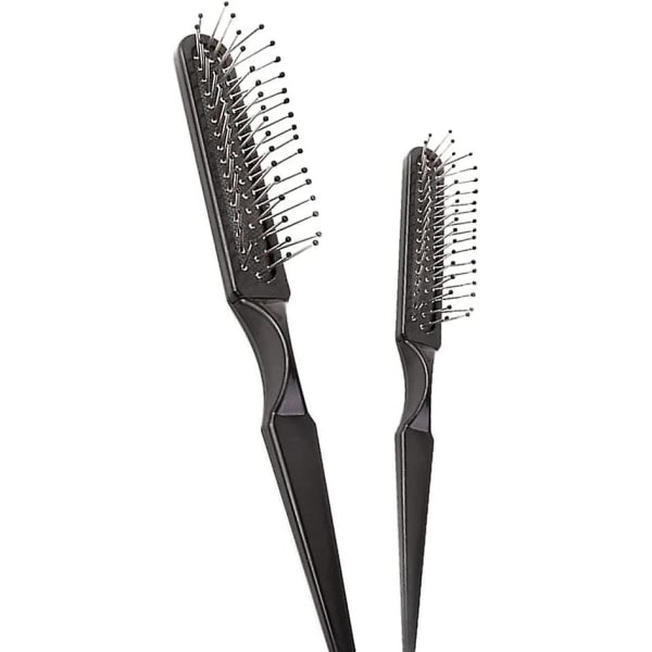 3 stk hårbørste rustfrit stål parykbørste paryk kam brede tænder kam hårbørste til hårforlængelse Hårstyling, tørring, krølling, tilføjelse af hårvolumen og