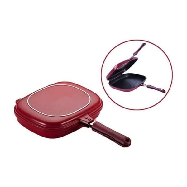 Stekpanna - Röd - 30CM - Non-stick - Aluminiumlegering - Keramik