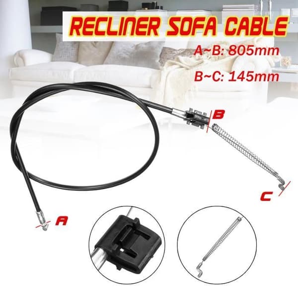 NEUFU Erstatningsspak Kabel 805+145mm for hvilestol