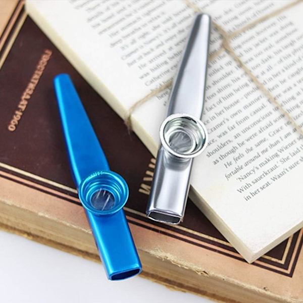 Monipakkaus Kazoo Metalli Kazoo kazoo Instrumentti Gazoo Musiikki-instrumentit Lapsille Lahja Instrumentaalinen Säestys