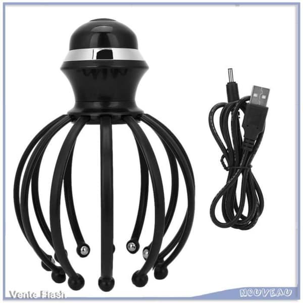 Hovedmassageklo, Elektrisk hovedmassager med vibration