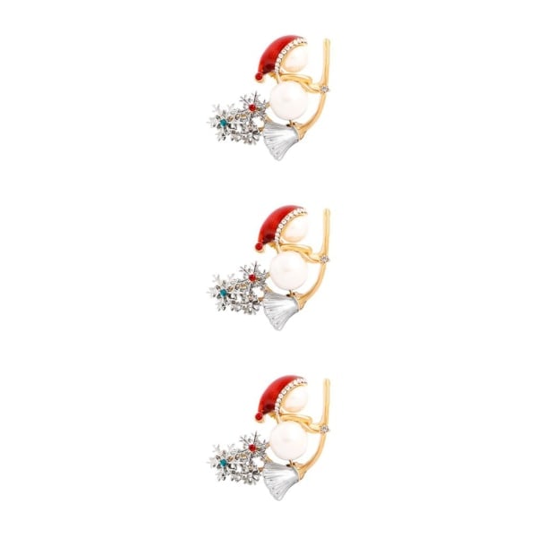 1/2/3/5 Pins Brosche Skjorte Kvinder Tilbehør Julegave Lapel Tree 3Set