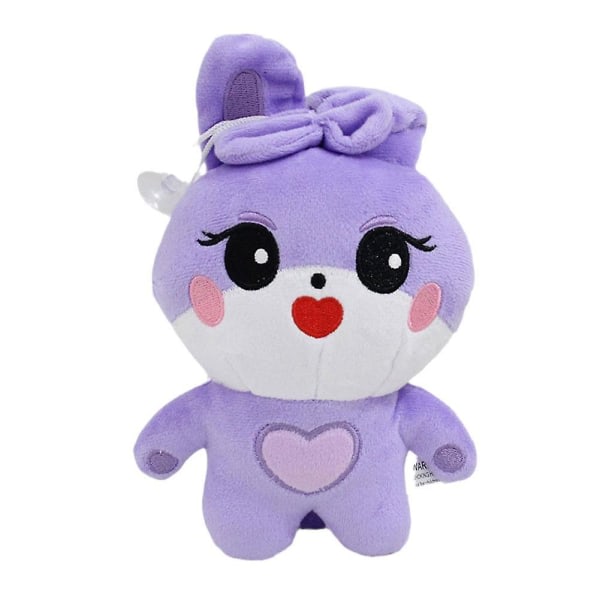 Plys dukke 18*12*9 cm Jisoo Jennie Rose Lisa Dyrekarakter Stuff Gave Purple Rabbit