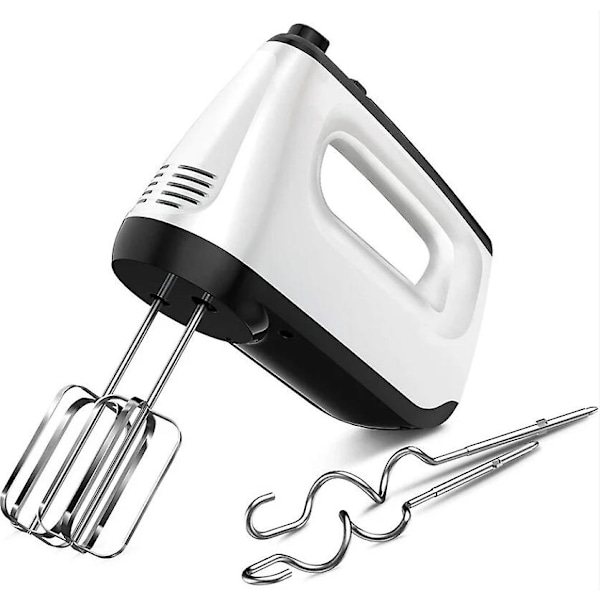 Handmixer, 6 hastighetsnivåer 400W med 2 vispar och 2 degkrokar, turbofunktion, utkastarknappdesign