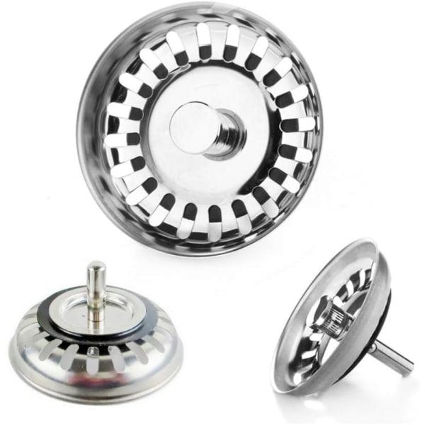 Kökssilfilterlock, diameter 79 mm, rostfritt stål