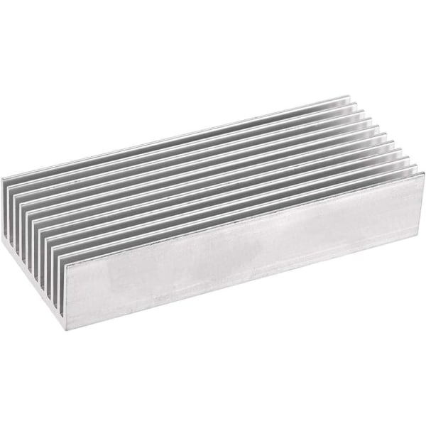 Electronics Cooler Heatsink for MOS GPU IC Chip Silver 100 x 40 x 20 mm