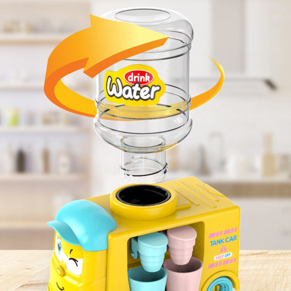 Juiceleksak Minivattendispenser Leksak för Barn Simuleringsleksak för Småbarn Köksleksak Playhouse Leksak Tidig Utbildningsleksak