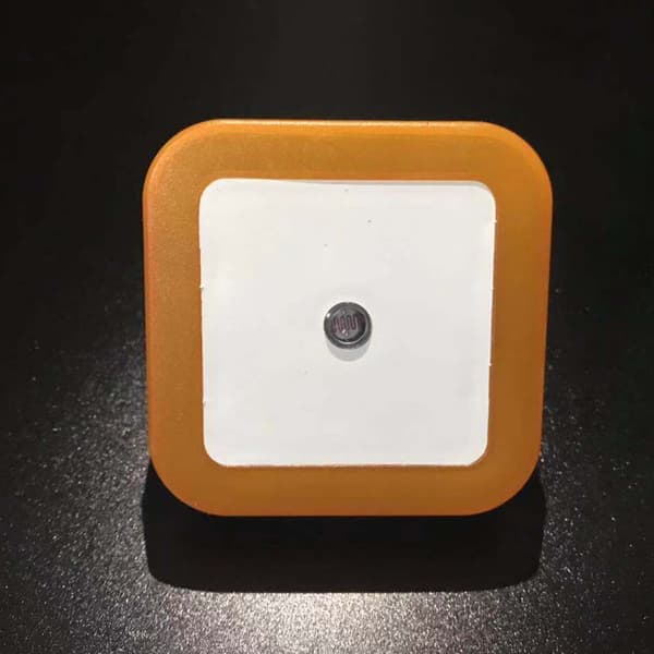 stk Automatisk LED Nattlys, Skumringssensor Nattlys, Dimbar LED-lampe, Stikkontakt Nattlys, Varmhvit