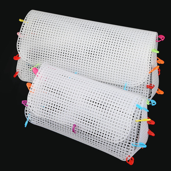 3 stk/sett Broderi Mesh Ark DIY Praktisk Plast Håndverk Veske Mesh Strikkeark For Hjem Mengxi