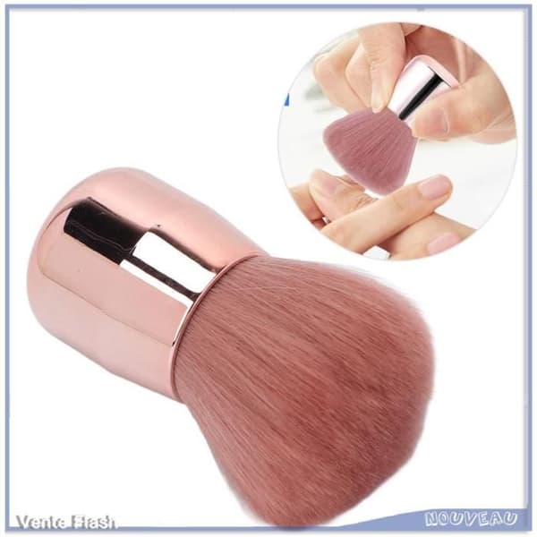 Neglekunst støvbørste, blød børste til neglekunst, finger skønhed makeup værktøj