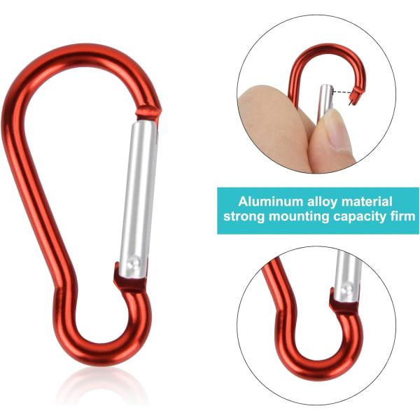 10 Set Tarp Clip Markis Tältklämma Högpresterande Tältklämma