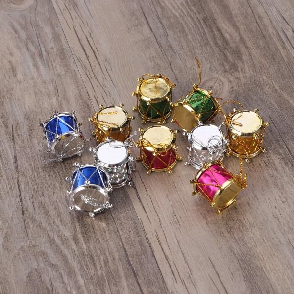 Fargerik glitter minitromme