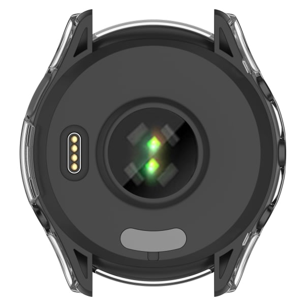 Smart klokkedeksel med skjermbeskytter for Garmin Forerunner 265S Transparent