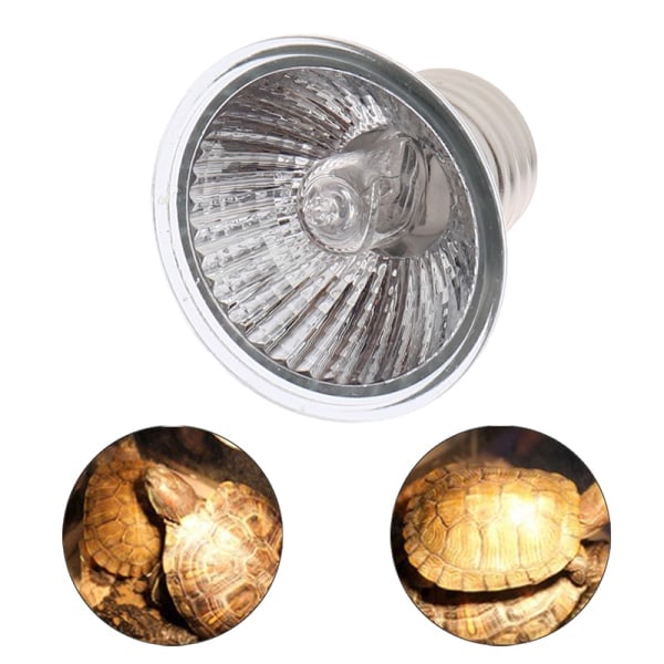 25/50/75W UVA+UVB 3.0 Reptil Lampe Pære Skildpadde Sol UV Lys 50W-220V